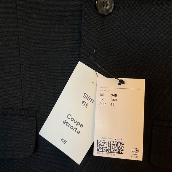 SLIM-FIT SINGLE-BREASTED JACKET - Picture 3 of 5